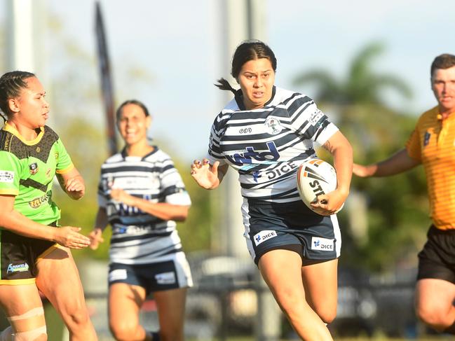 Darwin Brothers Talia Corrie was named best on ground in the Womens NRLNT Grand Final 2022. Picture: (A)manda Parkinson