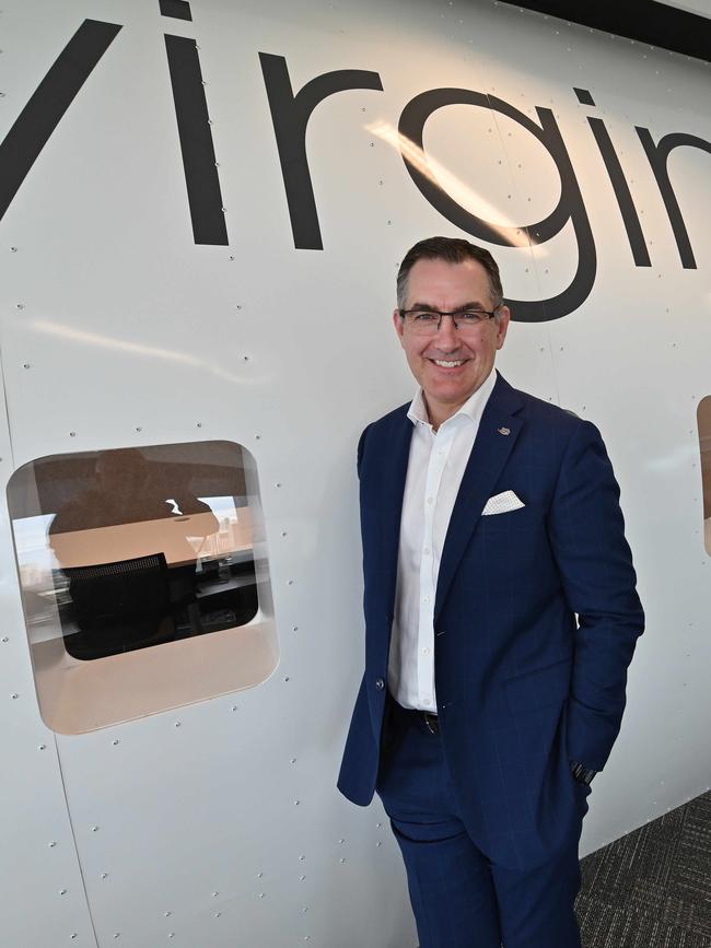 Former Virgin Australia CEO Paul Scurrah. Picture: Lyndon Mechielsen