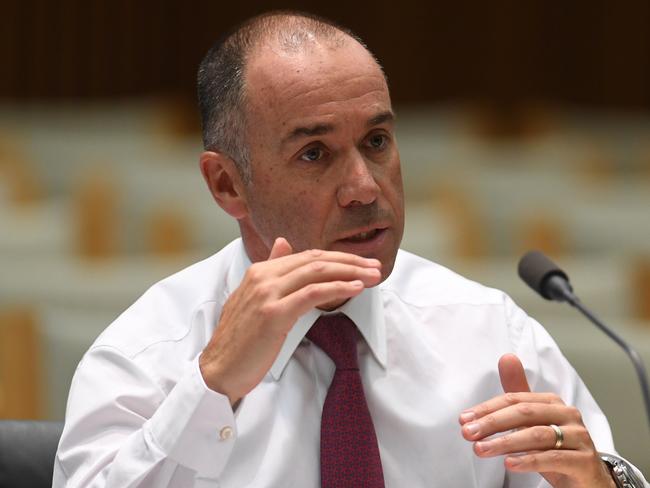 National Australia Bank CEO Andrew Thorburn speaks during the House of Representatives Economic Committee inquiry at Parliament House in Canberra, Friday, October 20, 2017. (AAP Image/Lukas Coch) NO ARCHIVING