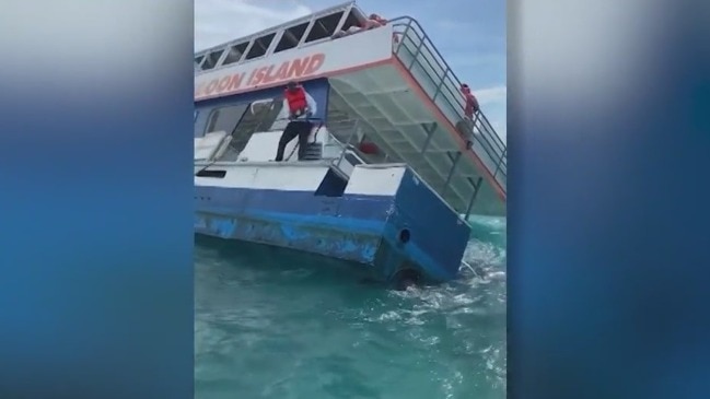 Tourists ferry boat sinks in the Bahamas | The Courier Mail