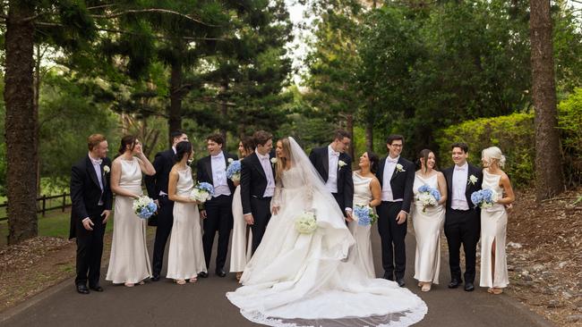 The wedding of Billie Bridger and Angus Higgins. Picture: Cassandra Ladru