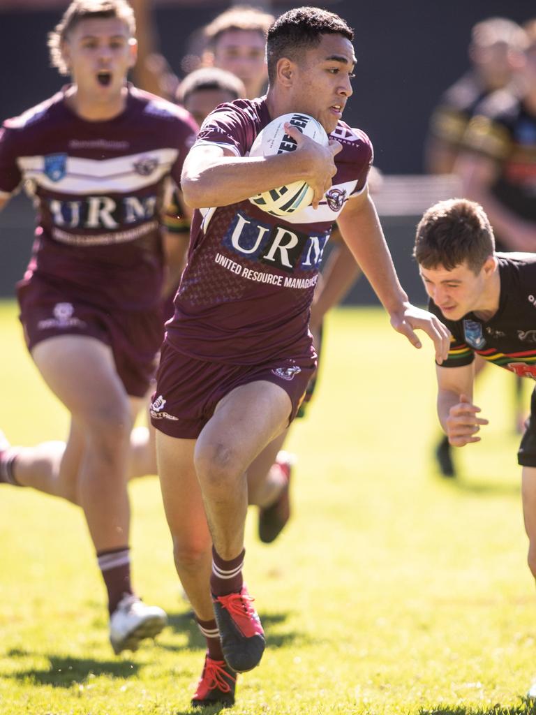 Excitement machine Lehi Hopoate could be the fourth brother to make it to the NRL. (Pictures by Julian Andrews).