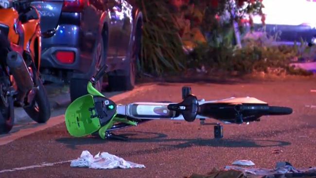 Wade Franks suffered critical injuries in the crash. Picture: 9 News