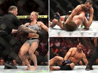 Record falls on most violent night in UFC history