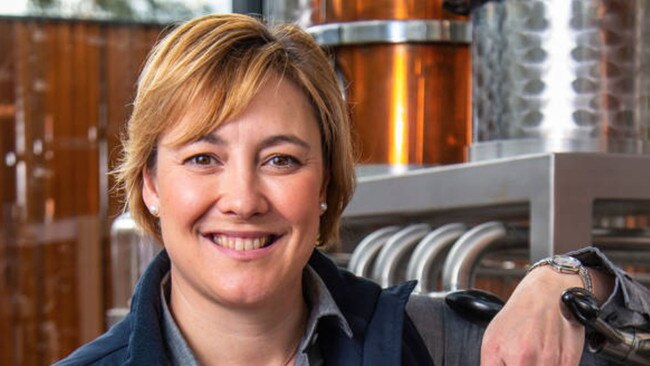 Nicole Durdin at Seppeltsfield Road Distillers. Picture: Barossa Council