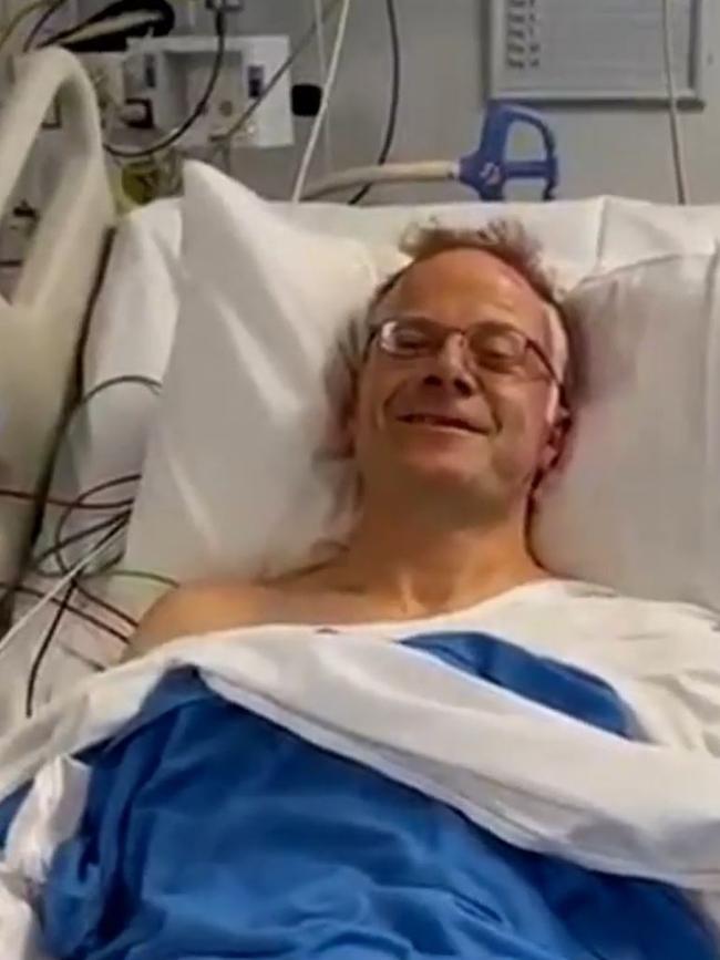 An operation early this year revealed the tumours had returned to Professor Scolyer’s brain.