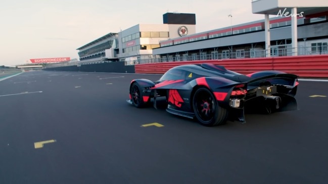 Max Verstappen and Alex Albon drive the hypercar for the first time