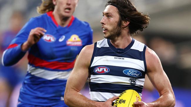 The rise of Jack Henry has been crucial to Geelong’s success this season. Picture: Michael Klein