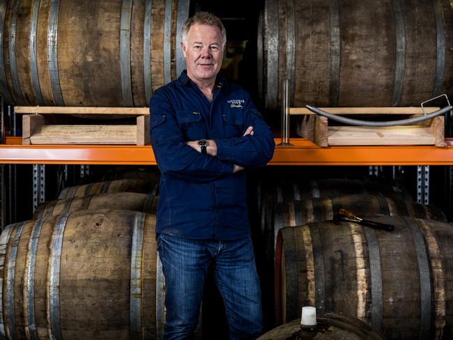 Patrick Maguire, head distiller of Sullivans Cove, was inducted into the global Icons of Whisky Hall of Fame. Picture: Supplied