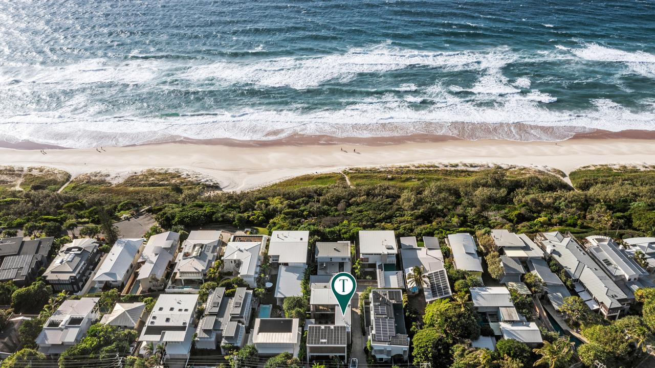 8 Stevens Street in Sunshine Beach sold for more than $9m at auction on Saturday, July 31, with Peter TeWhata sealing the deal for Tom Offermann Real Estate.