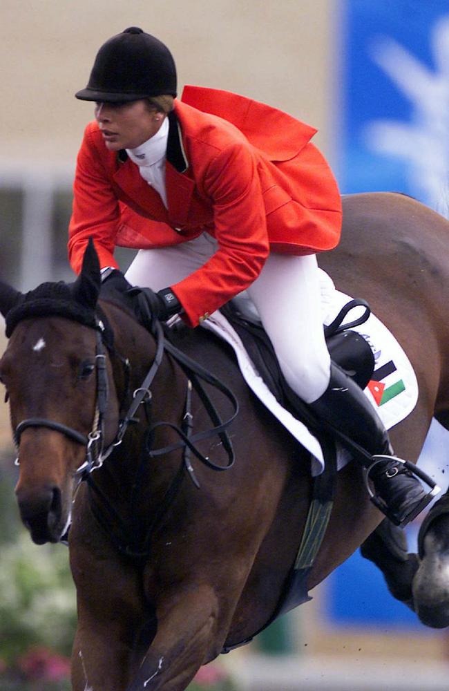 Princess Haya competing at the Sydney Olympic Games qualifier. Picture: Leigh/Winburn