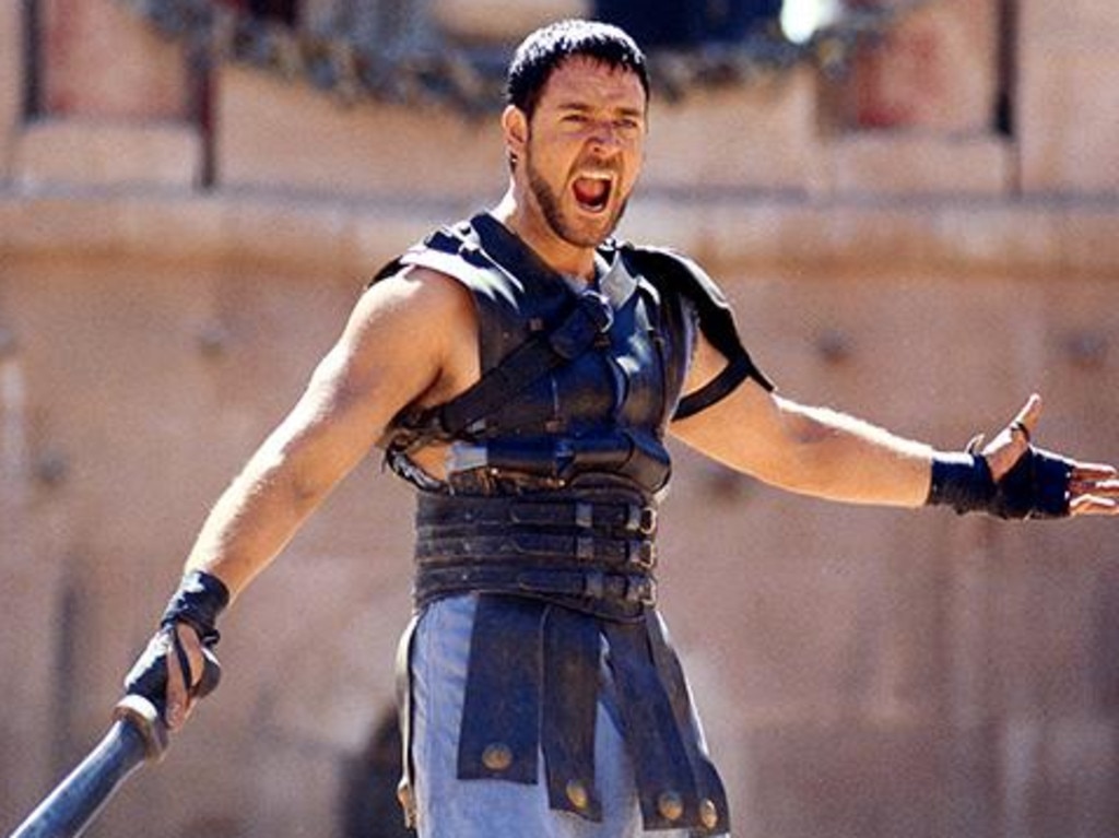 Crowe played the lead role in the Gladiator movie in 2000.