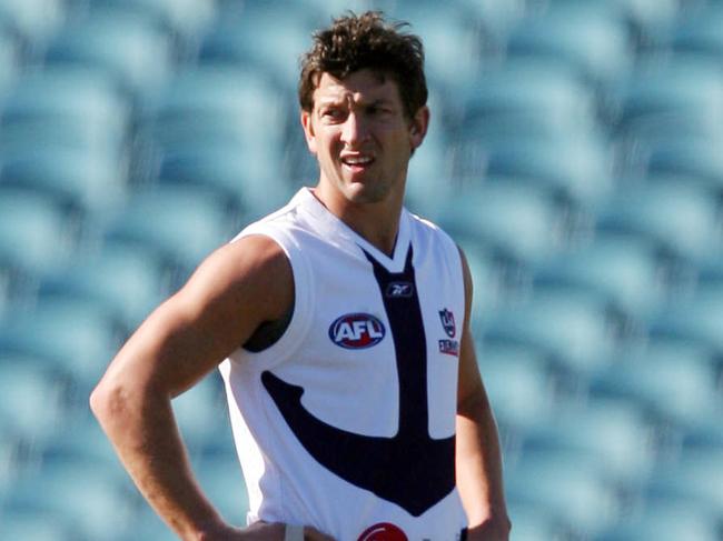 26/07/2008 SPORT: Fremantle Dockers football training at AAMI Stadium in Adelaide - footballer Josh Carr.