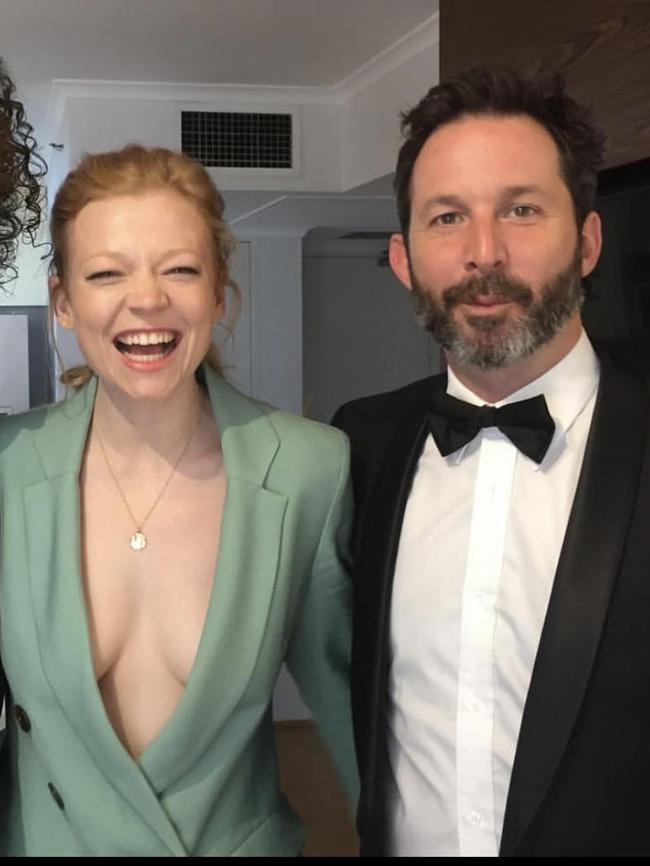 Sarah Snook and Dave Lawson.