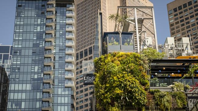 Loop Top on top of Loop Roof in Meyers Place, Melbourne. Picture: Eugene Hyland