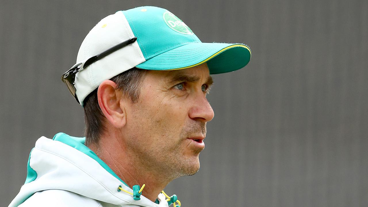Justin Langer has responded to the claims. (Photo by Kelly Defina/Getty Images)