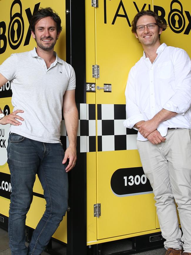 Ben Cohn and former business partner Jeremy Rosen. Picture: Britta Campion