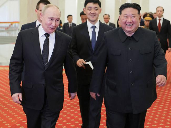 Vladimir Putin made his first visit to North Korea in 24 years earlier this year, signing a ‘comprehensive strategic partnership pact’ with Kim Jong Un.