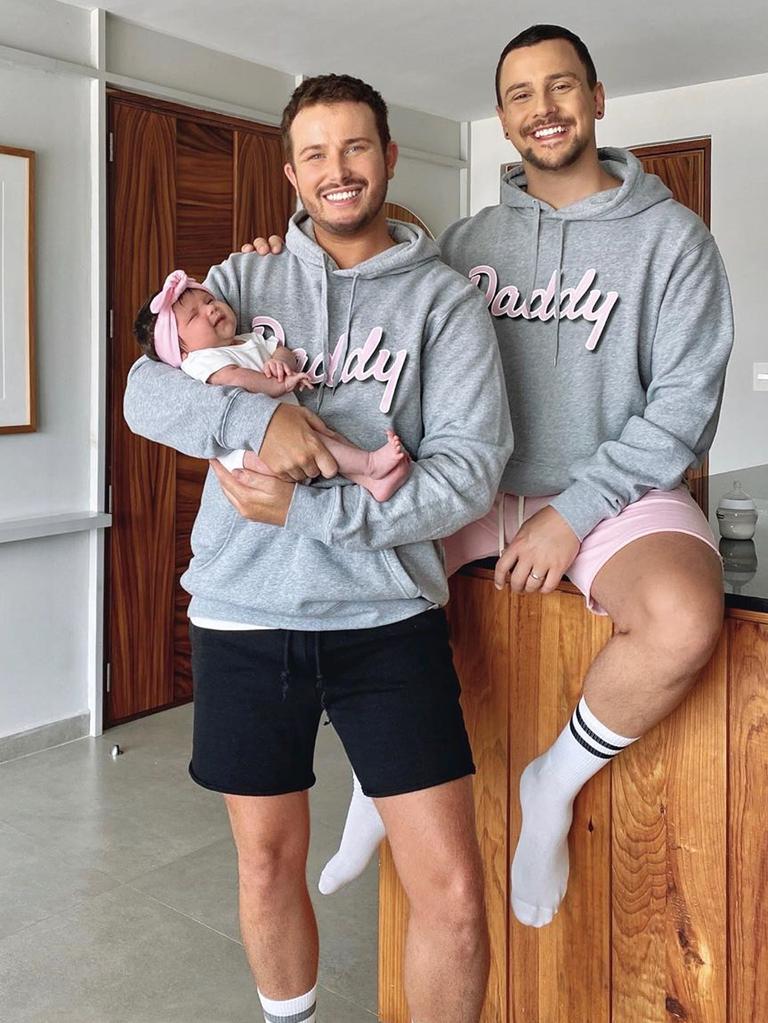 The couple travelled to Cancun after being accepted into a surrogacy program.