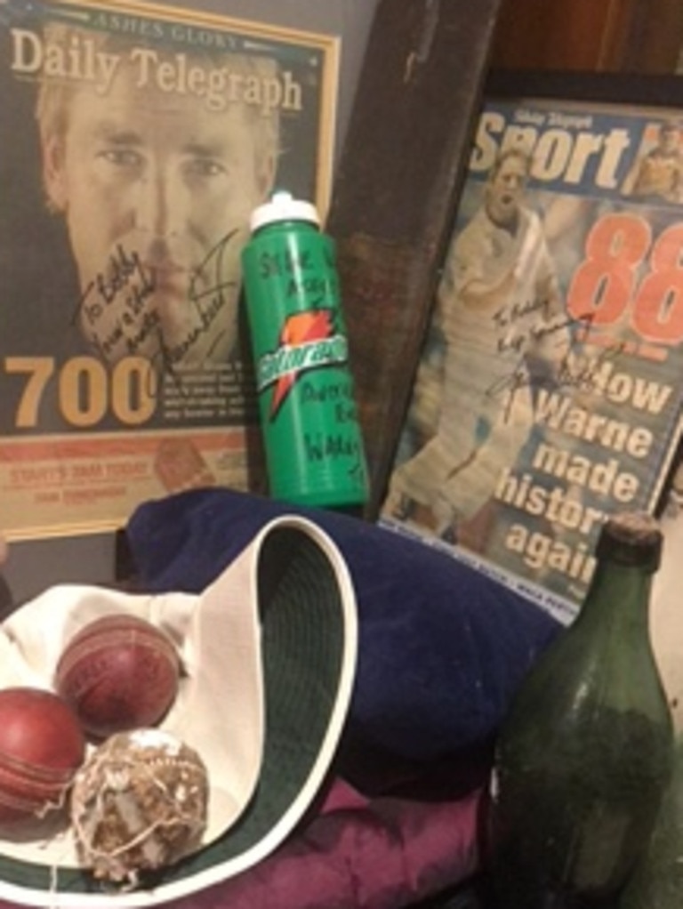 Bobby Barter's Shane Warne collection