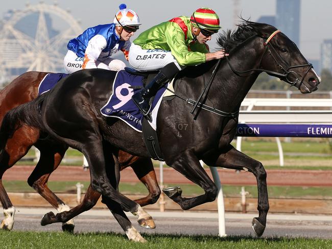 Begood Toya Mother salutes at Flemington in May.