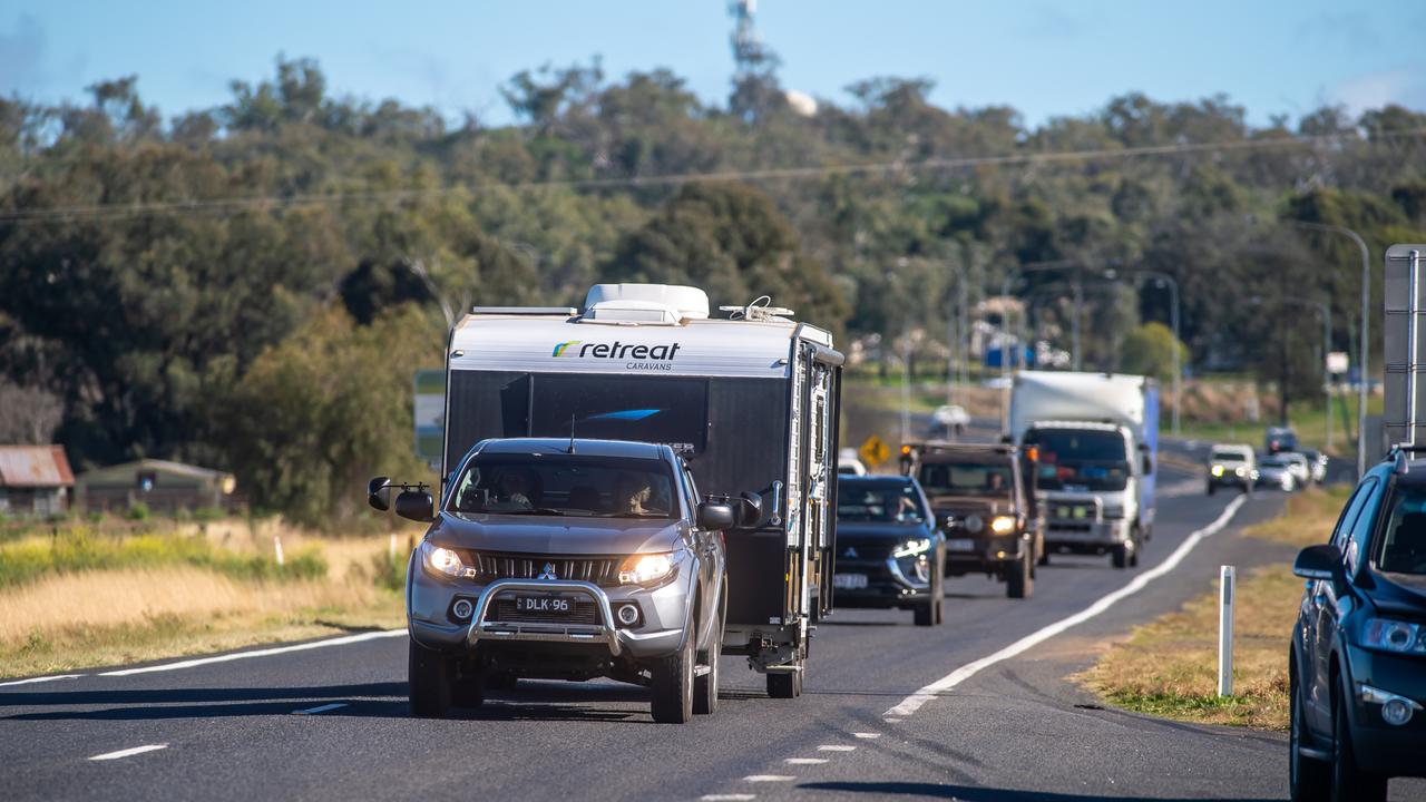 Grey Nomads will have company delaying traffic flows on NT roads. pic David Martinelli