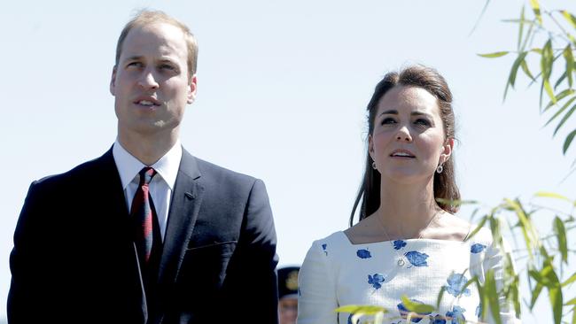 Prince William and Kate at the RAAF Base Amberley during their last visit to Queensland in 2014