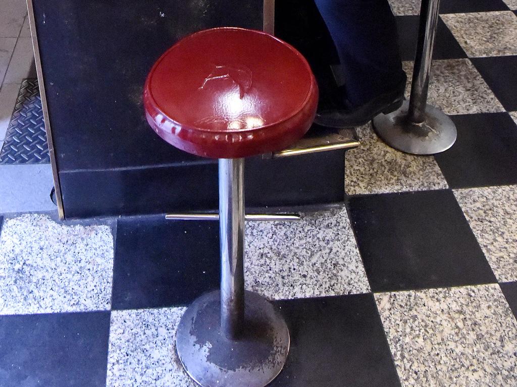 His stool has been left vacant. Picture: Nicole Garmston