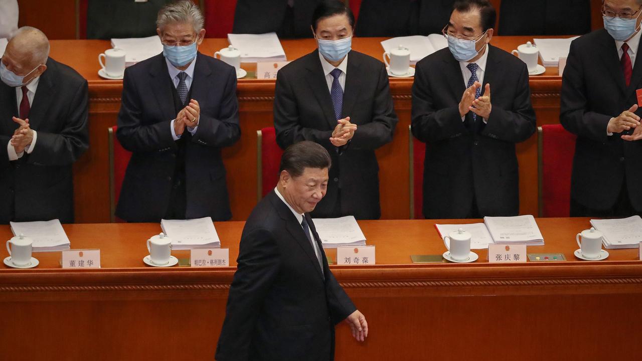 Xi Jinping’s ‘wolf warrior’ tactic isn’t working. Shown here at The Great Hall of the People for the opening of the National People's Congress on May 22, 2020 in Beijing, China. Picture: Andrea Verdelli/Getty Images.