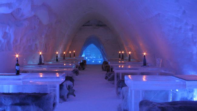 Cool off ... whether you want to or not at Icebar in Finland. Picture: Supplied