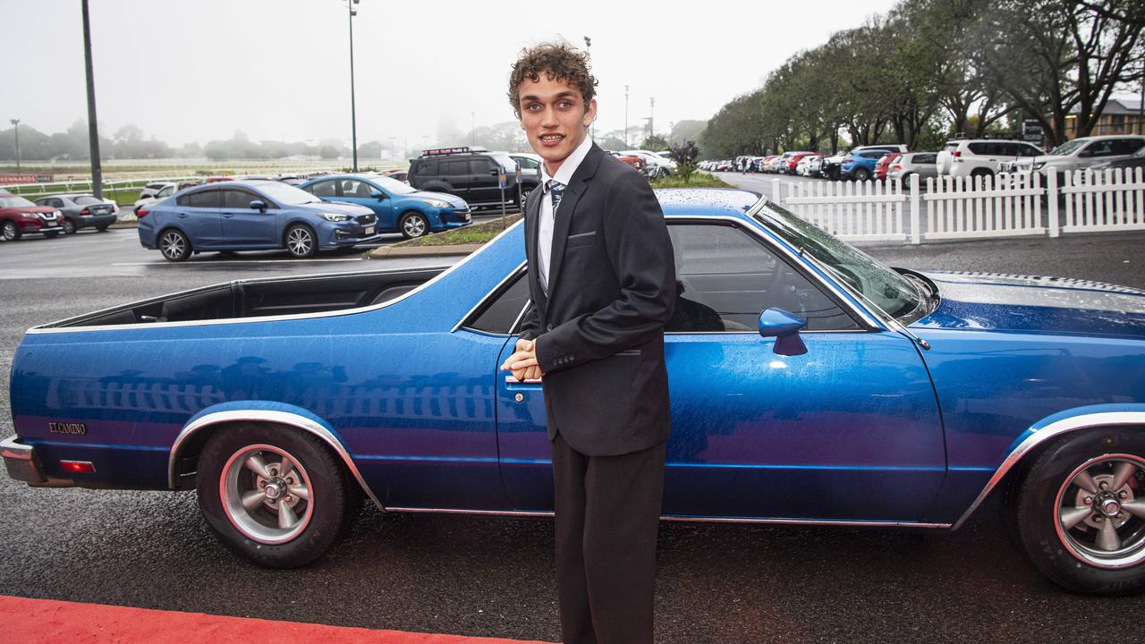 Graduate Ashley Sullivan at Clifford Park Special School formal at Clifford Park Racecourse, Wednesday, November 20, 2024. Picture: Kevin Farmer