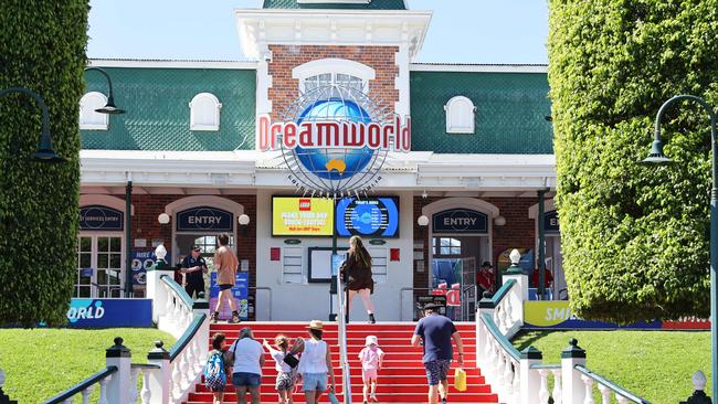 Dreamworld is top attraction for families in Queensland. Picture: Nigel Hallett