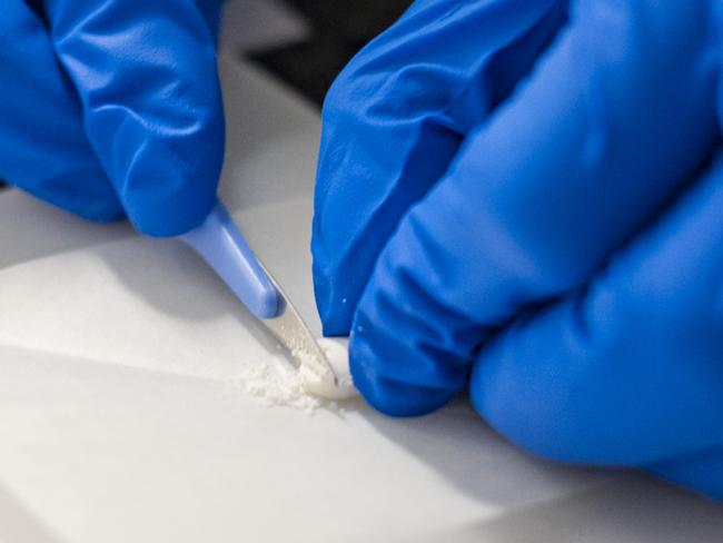 CANBERRA, AUSTRALIA - NewsWire Photos July 21, 2022: Chemical Analyst Cassidy running tests at Australia's first fixed pill-testing clinic CanTEST Health and Drug Checking Service in Canberra. Picture: NCA NewsWire / Martin Ollman