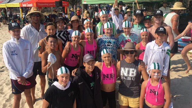 North Burleigh Nippers celebrate their success at the Gold Coast City Titles. Picture supplied.