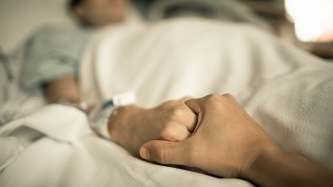 Hospitals across New South Wales will ease strict restrictions prohibiting family and friends from visiting dying patients from today. Picture: Getty Images (stock)