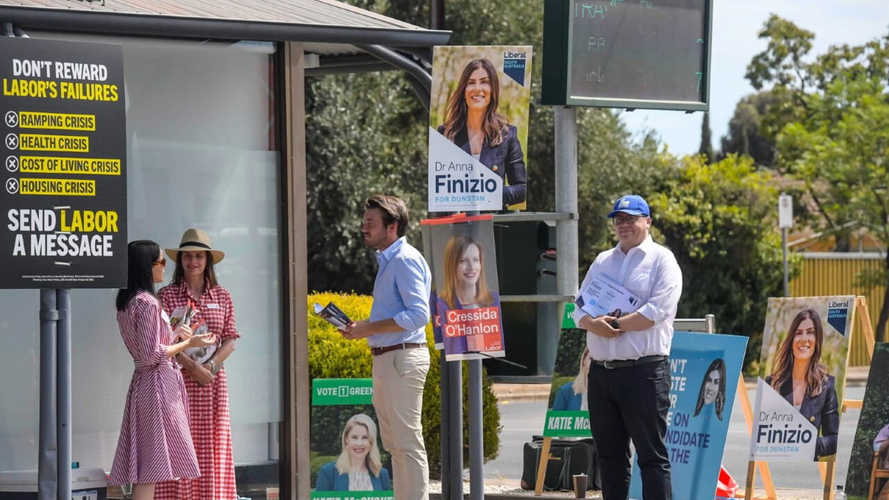 Liberals behind in Dunstan by-election