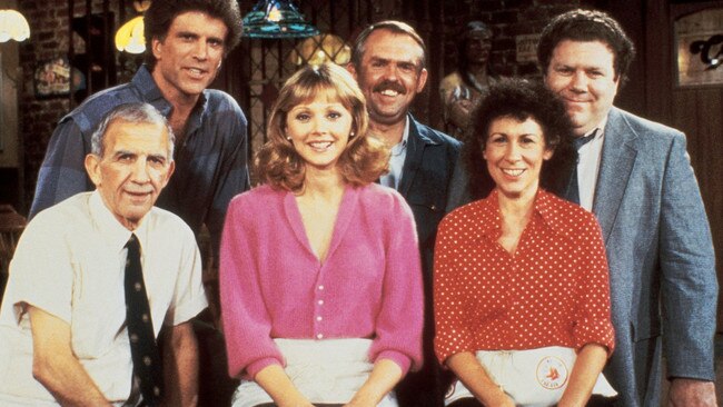 The original cast of Cheers.