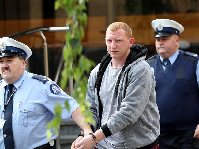 Travis Anthony Mortyn leaving the Supreme Court in Hobart. Picture: SAM ROSEWARNE