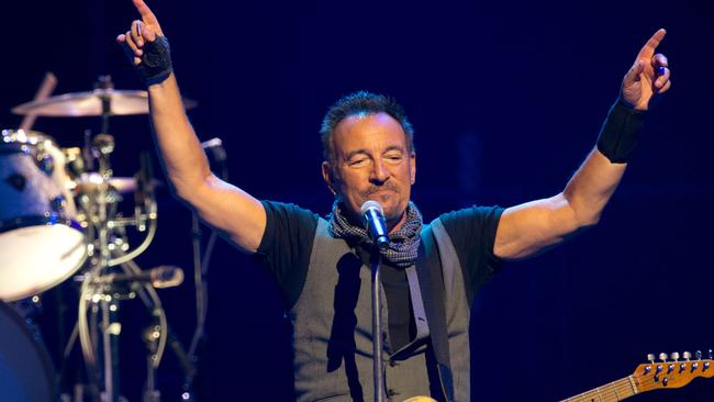 Bruce Springsteen has revealed the extent of his clinical depression. Picture: AFP.