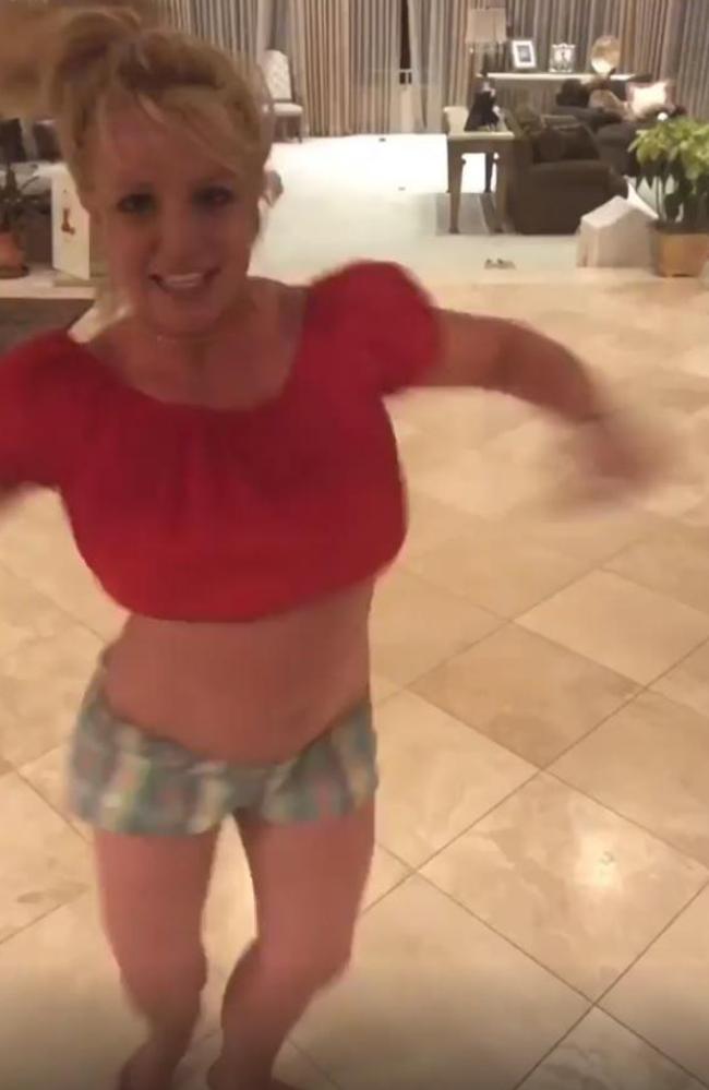 Britney Spears danced and mimed to Steven Tyler in a video on Instagram, which she teamed with a lengthy statement about the Framing Britney Spears documentary.