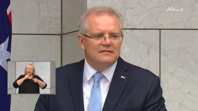 Coronavirus: PM Scott Morrison says businesses will go into "hibernation"