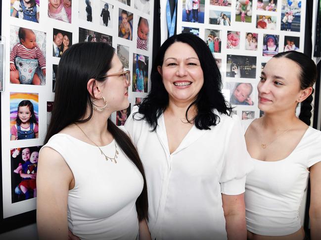 It took an army to save Brisbane mother Deb Pepper and her twin daughters Sarah and Madison in 2008. Picture: Patrick Woods.