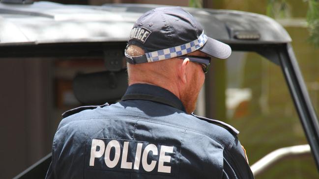 Northern Territory police in Alice Springs, Todd Mall. Picture: Gera Kazakov generic NT Police NTPFES