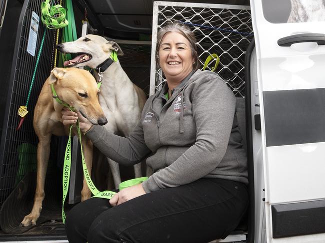 Susan Gittus.has been stood down as Greyhound Adoption Program co-ordinator after the guilty finding. Picture: CHRIS KIDD