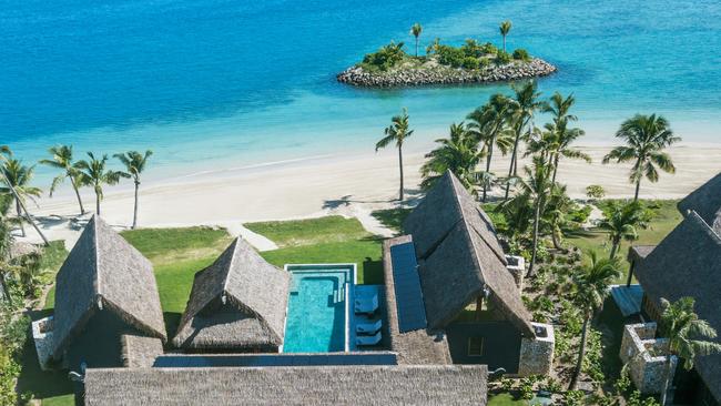 Four Bedroom Beachfront Pool Residence 37, Six Senses Fiji. Picture: Six Senses