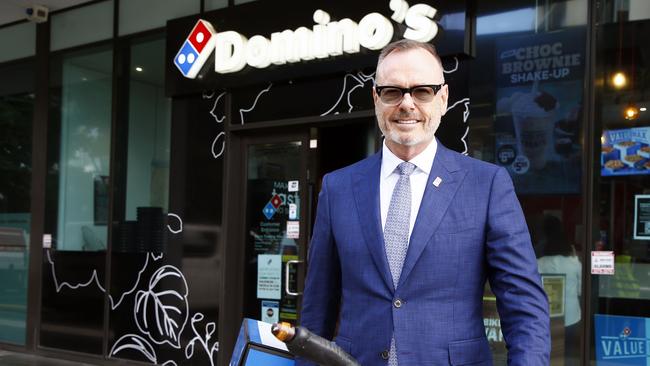 Dominos Pizza chief executive Don Meij says the battle to keep prices low is ‘ongoing’. Picture: NCA NewsWire/Tertius Pickard