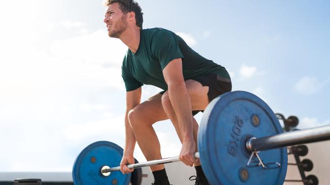 Men who added 20 minutes of weight training to their cardio workout were less likely to gain fat around their stomachs as they built muscle mass. Picture: istock