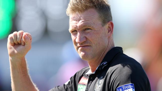 Collingwood coach Nathan Buckley faces another year of intense scrutiny. Picture: Michael Klein