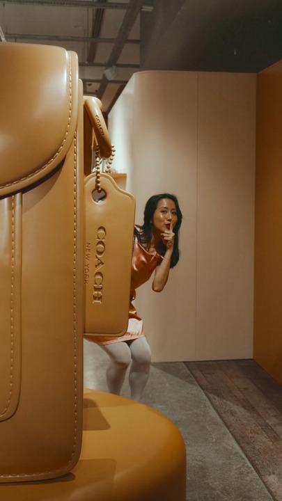 What does a Vogue editor get up to when she finds herself locked inside Coach’s Tabby Shop, after hours?