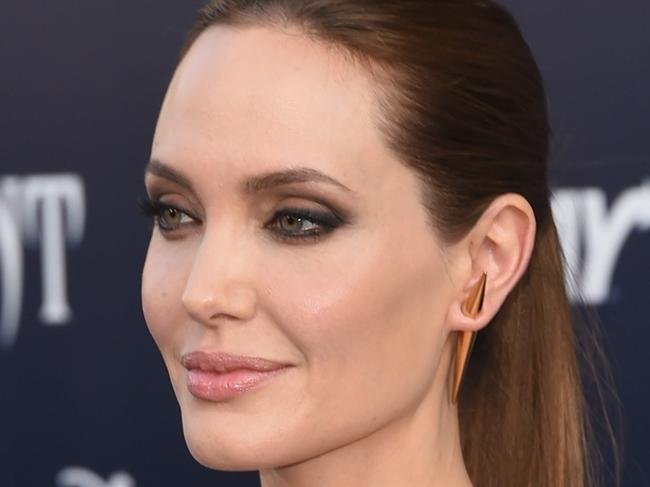 HOLLYWOOD, CA - MAY 28: Actress Angelina Jolie attends the World Premiere of Disney's 